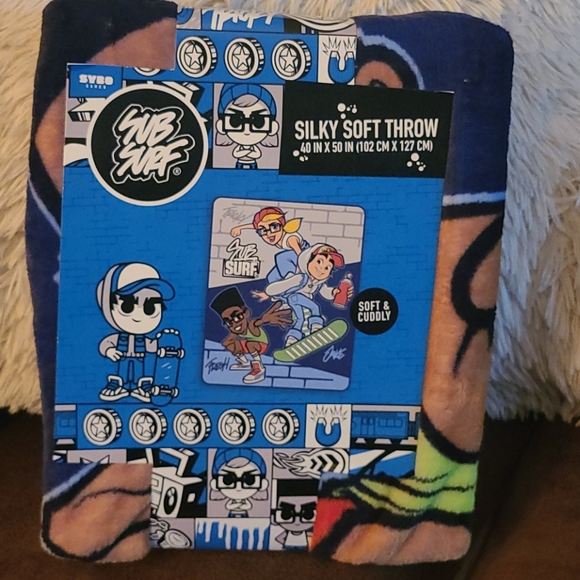 sub surf by sybo Other - Sub Surf Childs Silky Soft Throw Blanket NEW